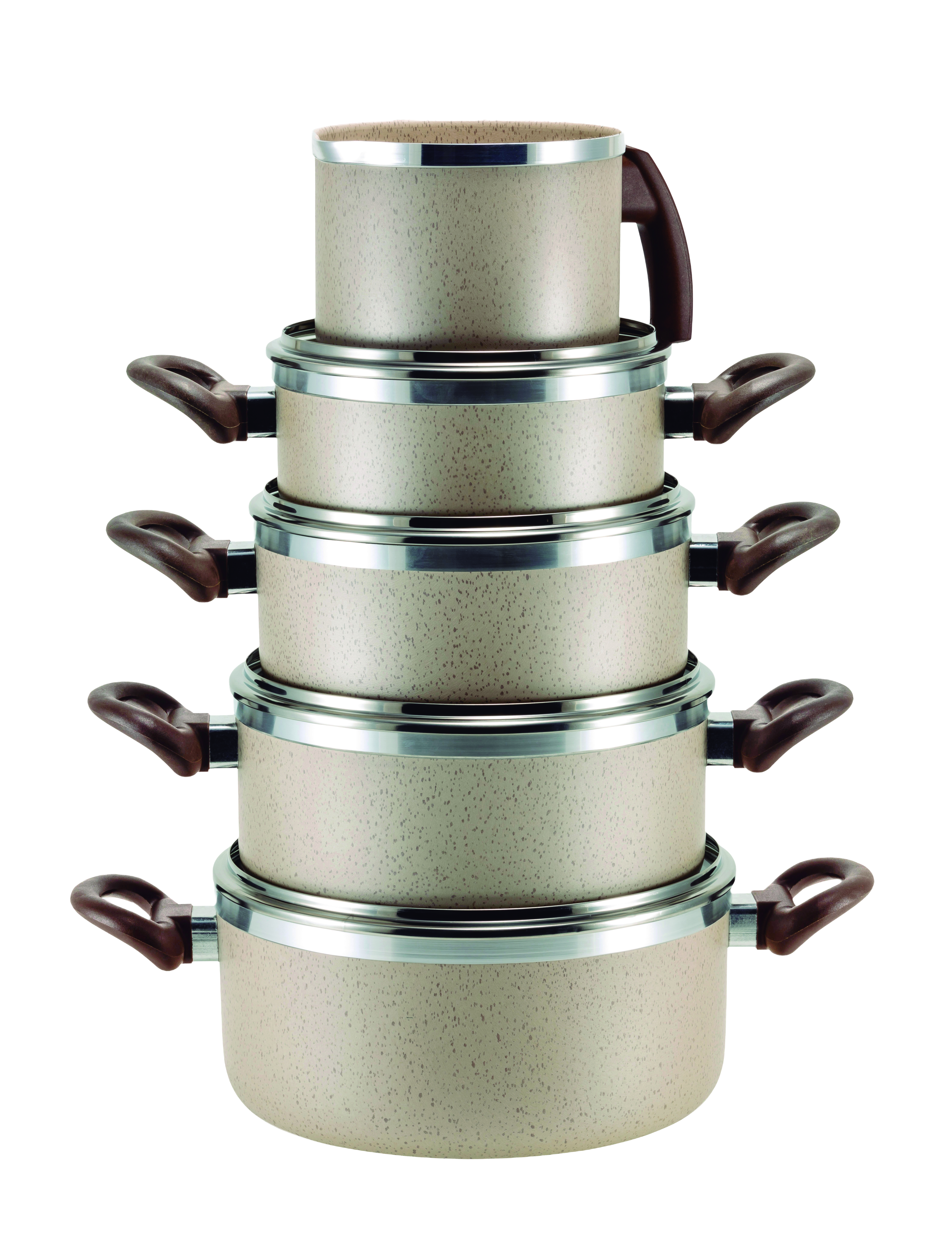 CJ. CAÇAROLAS 18 Á 24 E FERVEDOR 14 - CREMA PLUS TAMPA DE VIDRO