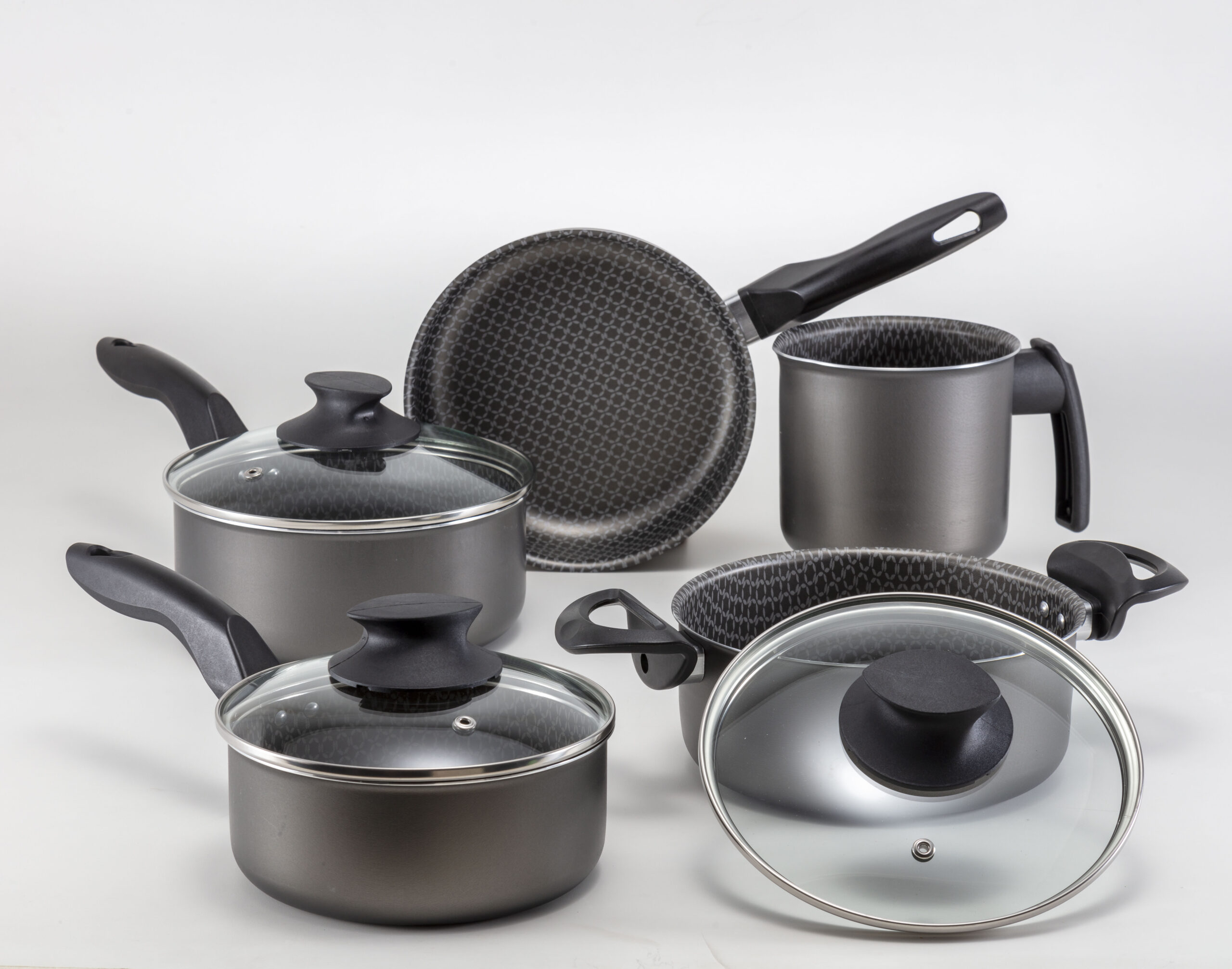 Conjunto Panelas 05 Peças - Prestige Tampa de Vidro